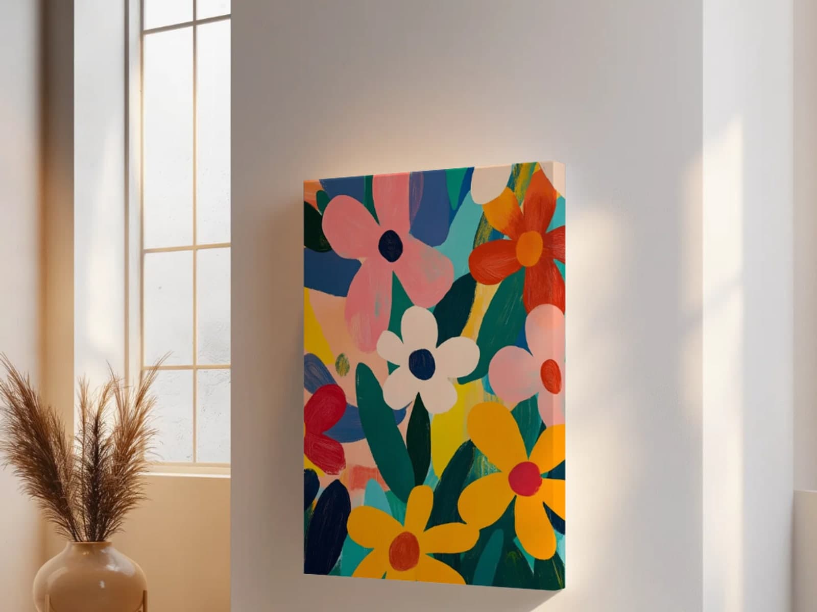 Welche Bildfarbe für weiße Wand, dunkle Wand oder Tapete?